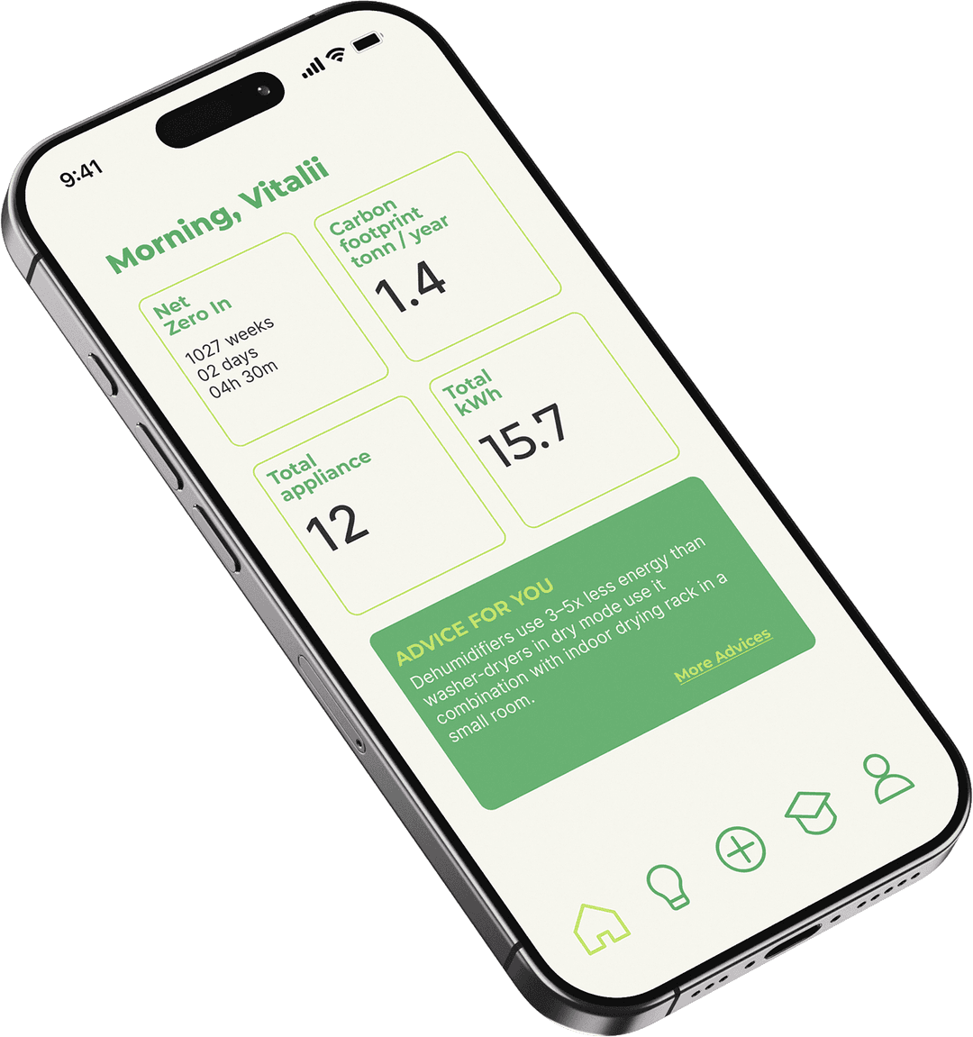 My Energy AI Mobile Application Dashboard